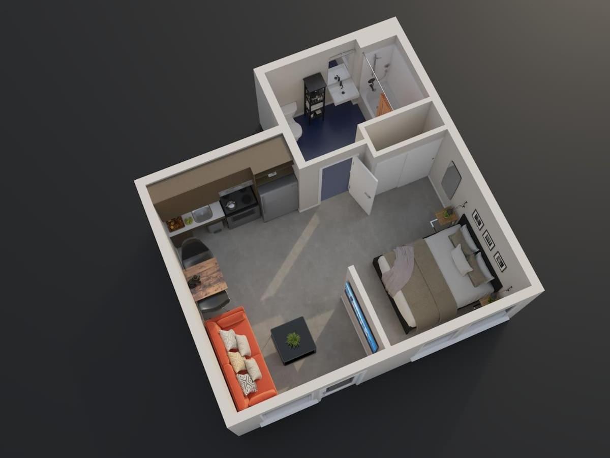 Sunny Studio Apartment - Food Carts, Coffee & Bars Portland Eksteriør billede
